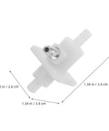 Replacement Water And Air Adjustment Valve For Hydrogen Oxygen Machine Gen 1 And Gen 2 showing dimensions, leak-proof
