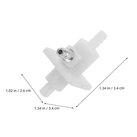 Replacement Water And Air Adjustment Valve For Hydrogen Oxygen Machine Gen 1 And Gen 2 showing dimensions, leak-proof