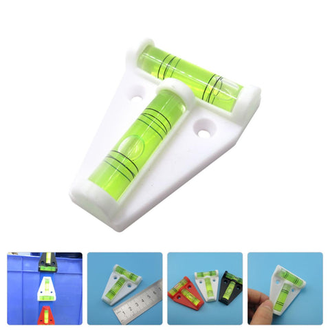 Compact T Shape Bubble Level Tool for Precise Cross Checking in Appliances and Machines Shatterproof PMMA and ABS Body