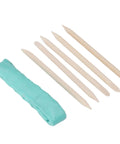Watch Cleaning Clay Kit With Dual Ended Cleansing Sticks for dirt and fingerprints, shown with five pointed sticks and clay.