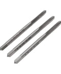 Three Piece 8 32 UNC Tap Set With 3 Flutes For Hand Threading In Mild Steel Aluminum Iron Copper Stainless Steel And Hard Plastics