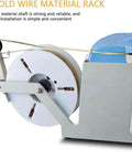 No Sweat Electric Semi Automatic Bag Closure Machine Twist Tie Bundler For Food Packaging Total Breeze Twisting Tool with wire rack