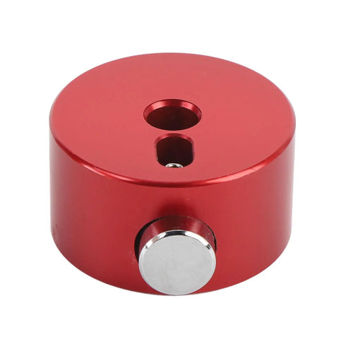 Arrow Storage Case Cap For Cymbals Aluminum Alloy 40mm Secure Fixation Drum Hardware With Quick Install Easy Cymbal Mounts And Stand Parts For Drum Sets And Percussion Red, red aluminum cap