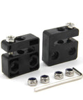 2Pcs Anti Backlash Nut Block For 8mm Shaft With 2mm Pitch And 4mm Lead POM Screw Nut Dual Heads For CNC And 3D Printer Use