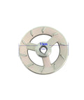 Front view of pulley component for Heavy-Duty AC 110V Three-Phase Brushless Servo Motor For Industrial Sewing Machines, measured dimensions.