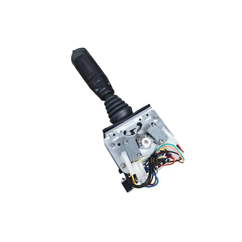 New Aftermarket Joystick Controller 56773 56773GT for articulated boom lift systems, showing wiring and rubber grip design.