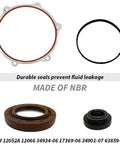Bulletproof Stainless Steel Primary Cover Bolt Kit With Clutch Gasket For Harley Davidson Touring Models Electra Glide Road King Street Glide 2007 To 2016, includes durable NBR seals.