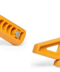Heavy Duty Magnetic Push Stick For Table Saws Router Tables And Jointers With Dual Ergonomic Handles Killer Grip angled view showing grip design.