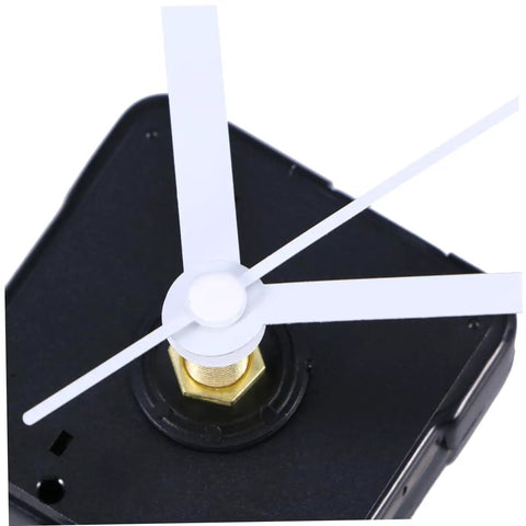 Beefed Up Torque Clock Movement Kit Replacement for Wall Clocks Non Ticking Electric Mechanism Black DIY Clock Parts with hour hand