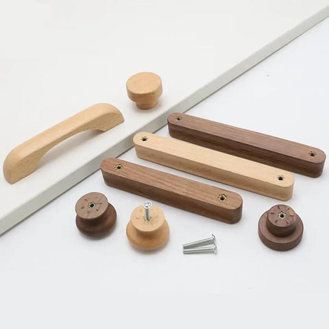 Kickin Style With These Super Snug Modern Walnut Drawer Pulls 10 Pack Real Deal Solid Wood Cabinet Grips Durable Unique Grain Kitchen Handles