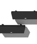 Plastic Railing Planter With Adjustable Brackets For Outdoor Balcony And Fence All Weather Durable Planter Box, side view