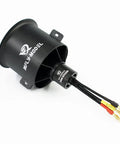70mm 12 Blade EDF Ducted Fan with 6S Brushless Inrunner 2680 KV 2200 for model jet aircraft, showing wiring connectors