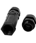 Waterproof Cable Gland Grommet Kit IP68 Outdoor External Connector Fits 7mm to 12mm Cables M20 Thread Black 2 Pack Rugged Durable PVC Seal