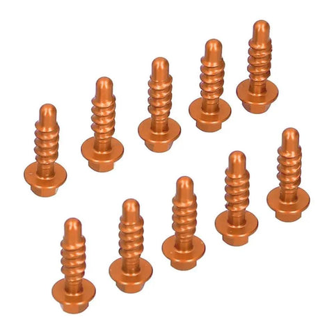 KTM 10 Pack Anodized Aluminum Self Tapping Screws Direct Replacement For KTM 125 150 200 250 EXC XC SXF EXCF XCF 1997 2020