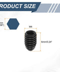 Kickass Grip 10 Pack M4 Thread Ball Plungers High Carbon Steel Hex Socket spring plunger size diagram showing dimensions