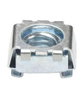 Twenty Pack Square Snap In Cage Nuts With 3 8 Inch Threading Heavy Zinc Coated Steel Hardware Built Tough For Server Racks And Network Panels solid metal square nut with bright zinc plating