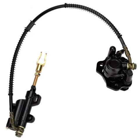 Beefy Rear Disc Brake Master Cylinder Caliper Assembly For Tao Tao Coolster And 50cc To 125cc Chinese ATVs 4 Stroke Quad Bikes