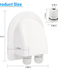 Waterproof Solar Cable Entry Gland Double Pass Through For All Cable Types 2mm2 To 6mm2 White Ideal For RV Campervan Boat Yacht with M16 Nut