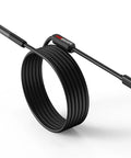 Tough Waterproof Mini Endoscope Camera With Crisp 2MP HD Video Six Bright LED Rings And A Slick Eight Millimeter Probe On A Three Meter Flex Line with a coiled cable.