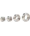 Easy Install Ball Bearing Replacement Kit For Micromotor Handpiece And Electric Nail Drill, Tool-Free Quick Swap, Durable Bearings For 210, 102L, 105L, 1480, 1260, 940, 830 Series, Pro Grade, Long-Lasting Performance, four silver bearings