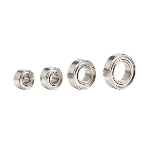 Easy Install Ball Bearing Replacement Kit For Micromotor Handpiece And Electric Nail Drill, Tool-Free Quick Swap, Durable Bearings For 210, 102L, 105L, 1480, 1260, 940, 830 Series, Pro Grade, Long-Lasting Performance, four silver bearings