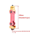Heavy Duty Tough Universal Mill Machine Work Stop Locator With Snappy Height And Angle Tweaks Rock Solid Lathe Positioner Tool For Serious Pro Shop Grind, 190mm standard type, colored body, precise adjustments.