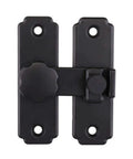 Heavy Duty Stainless Steel Flip Hasp Latch With Foolproof Auto Return Action Sleek Modern Design for secure barn doors.