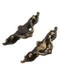 Antique Bronze Ring Drawer Pulls Four Pack Vintage Vibe Decorative Cabinet Handles With Screws Zinc Alloy Hardware For Dresser Cupboard