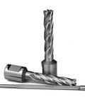 Oscarbide 7/16 in annular cutter set, 2 pieces, 2 in depth, 3/4 in Weldon shank with pilot pin for magnetic drill press