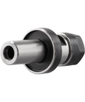 Front view of Ultra Precise Three Quarter Inch Straight Shank Chuck Tool Holder for ER16 Collets, showing shank and flange.