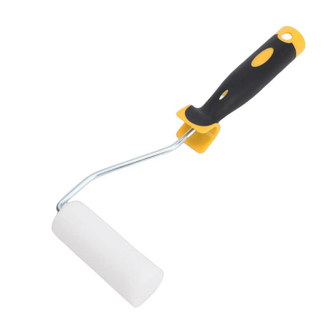 Pro Grade Paint Roller Kit For Weekend Warriors Slaps Down Walls Ceilings And Trim Fast Includes Nine Inch Rollers, black and yellow 9 inch paint roller.