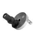 Two Piece Toilet Seat Hinge Set Easy Install No Tool Needed Top Fix Hinges With Soft Close Quick Release Connector in black and silver