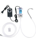 110V Water Transfer Pump With Adjustable Speed Auto Siphon Self Priming Food Grade Pump Head And Hose displayed with accessories