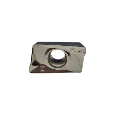 Replacement Carbide Inserts CB160408 APKT160408-PM YBG202 for Aluminum Machining, close-up view of the cutting edge.