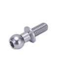 10 Pcs RC Aluminum Alloy Ball Link Track Rod Kit For TT01 TT02 RC Cars Rock Solid Upgrade Kit With Ball Screw Link Rods And Shock Absorber Ends, Light Weight And Durable Silver Finish For Stronger Steering And Smoother Rides.
