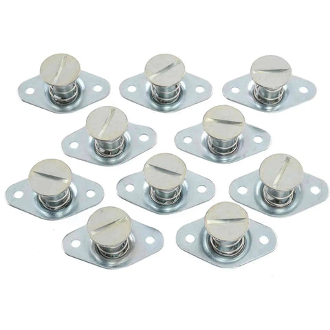Straight Up Killer Quarter Turn Fasteners Featuring A 5 16 Inch Zinc Plated Shank Self Ejecting Slotted Drive and Rock Solid Mounting