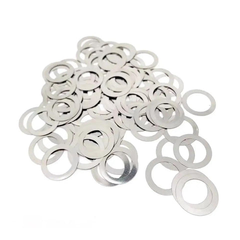 Stainless Steel Flat Washer Kit 320 Pieces 15 Sizes 0.5mm 0.8mm 1mm Thick Shim Washers Gasket Set In Box Metric Washers For Small Threaded Rods Rust Resistant And Reusable, assorted washers