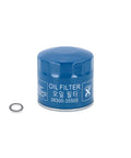 Engine Oil Filter Kit For Hyundai Elantra Tucson Santa Fe And Kia Sportage Forte Seltos With Drain Plug Gasket, single filter