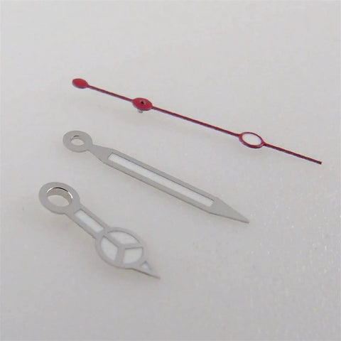 Watch Hands Replacement Set For NH35 NH36 NH35A NH36A 7S35 4R35 7009 Automatic Movements with red second hand