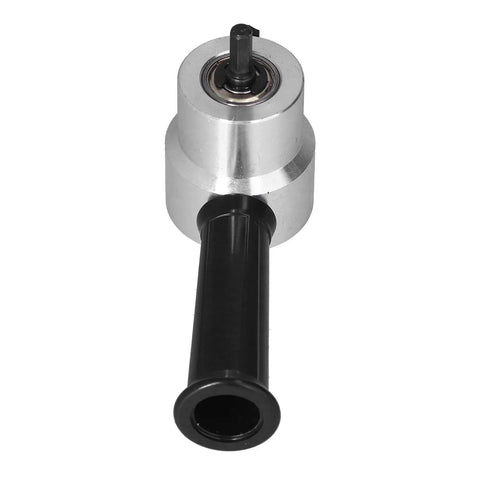 High Speed Steel Double Head Metal Cutter Drill Attachment for Circle And Curve Sheet Nibbling showing front view and details.