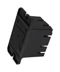 AZ2280 1A 12DF Pack Of 2 Mini Power Electromechanical Relay 12V AC 30A SPST NO in durable black casing, side view