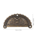 Antique Bronze Lion Head Cabinet Pulls 2.75 Inch Vintage Half Round Dresser Handles For Wardrobe Cupboard Drawer Hardware