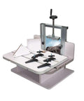Premium Horizontal Router Table Kit With Micro Adjustable Height Control, 24x20 inch surface, used for woodworking.