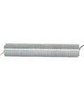 Extension spring, SP 9628; nickel-plated steel, 0.105 GA, 1-1/16 in dia, 7 in long, single-loop ends