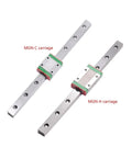 Heavy Duty High Precision Linear Guide Rail Kit MGN15C Smooth Slider with MGN C and H carriages for CNC projects.