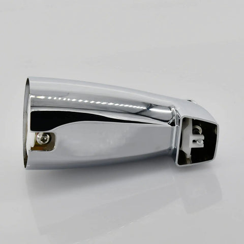 Slip Fit Tub Spout With Pull Up Diverter For Half Inch Copper Tube Chrome Finish Durable Metal Construction side view