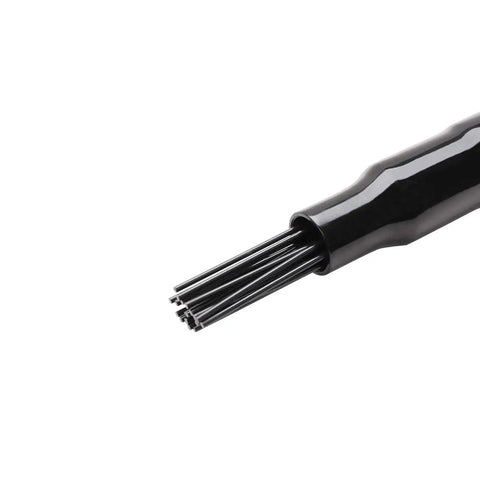 19 Needle Scaler for Surface Prep, Standard Duty Pneumatic Tool With 5000 BPM, Rust Paint and Weld Slag Removal, tool detail view.