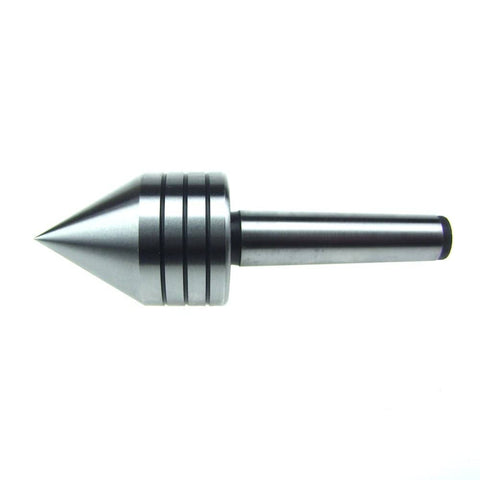 MT2 Live Center For Wood Lathe, Heavy Duty Tailstock Center With Number Two Morse Taper, 2-1/2 Inch By 1-11/16 Inch Diameter, Precision Ball Bearings