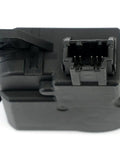 Close-up of Air Blend Door Actuator Replaces 604-252 YH1933 DL3Z-19E616-A for Ford and Lincoln, black plastic component with connector