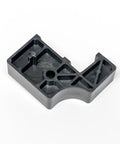 Close-up of black plastic component from Full Storage Drawer Slide Hardware Kit With Two Rear Slides And Four Front Slides For DIY Kitchen
